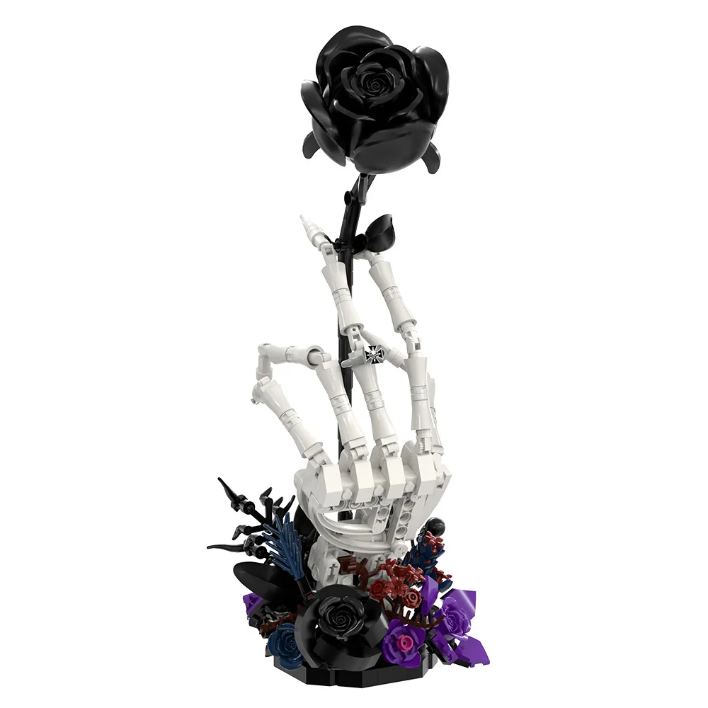 MOC Gothic Dark Night Rose Bricks Horror Purple Butterfly Skull Rose Building Blocks Model Assemble Toys Kids DIY Birthday Gifts
MOC Gothic Dark Night Rose Bricks Horror Purple Butterfly Skull Rose Building Blocks Model Assemble Toys Kids DIY Birthday Gifts