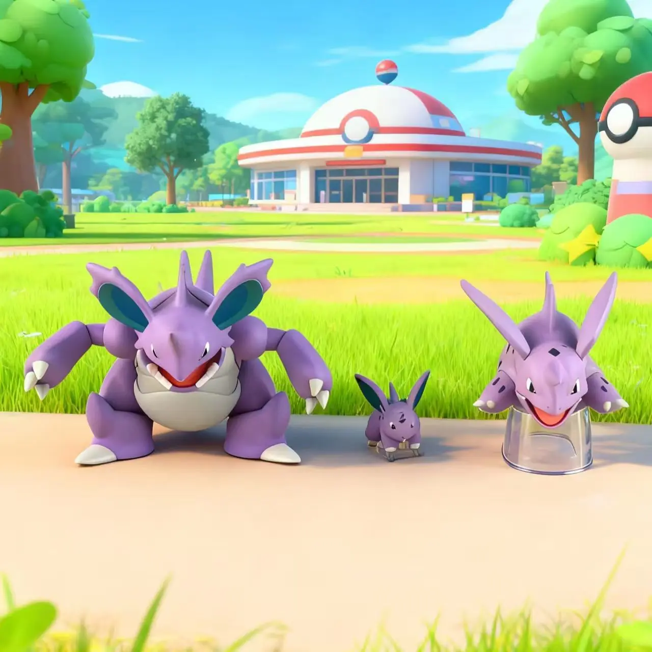 1/20 Bandai 3pcs Scale World Kanto Region Nidoran & Nidorino & Nidoking Figure Character Model Toy Gift Collection Anime Series
1/20 Bandai 3pcs Scale World Kanto Region Nidoran & Nidorino & Nidoking Figure Character Model Toy Gift Collection Anime Series