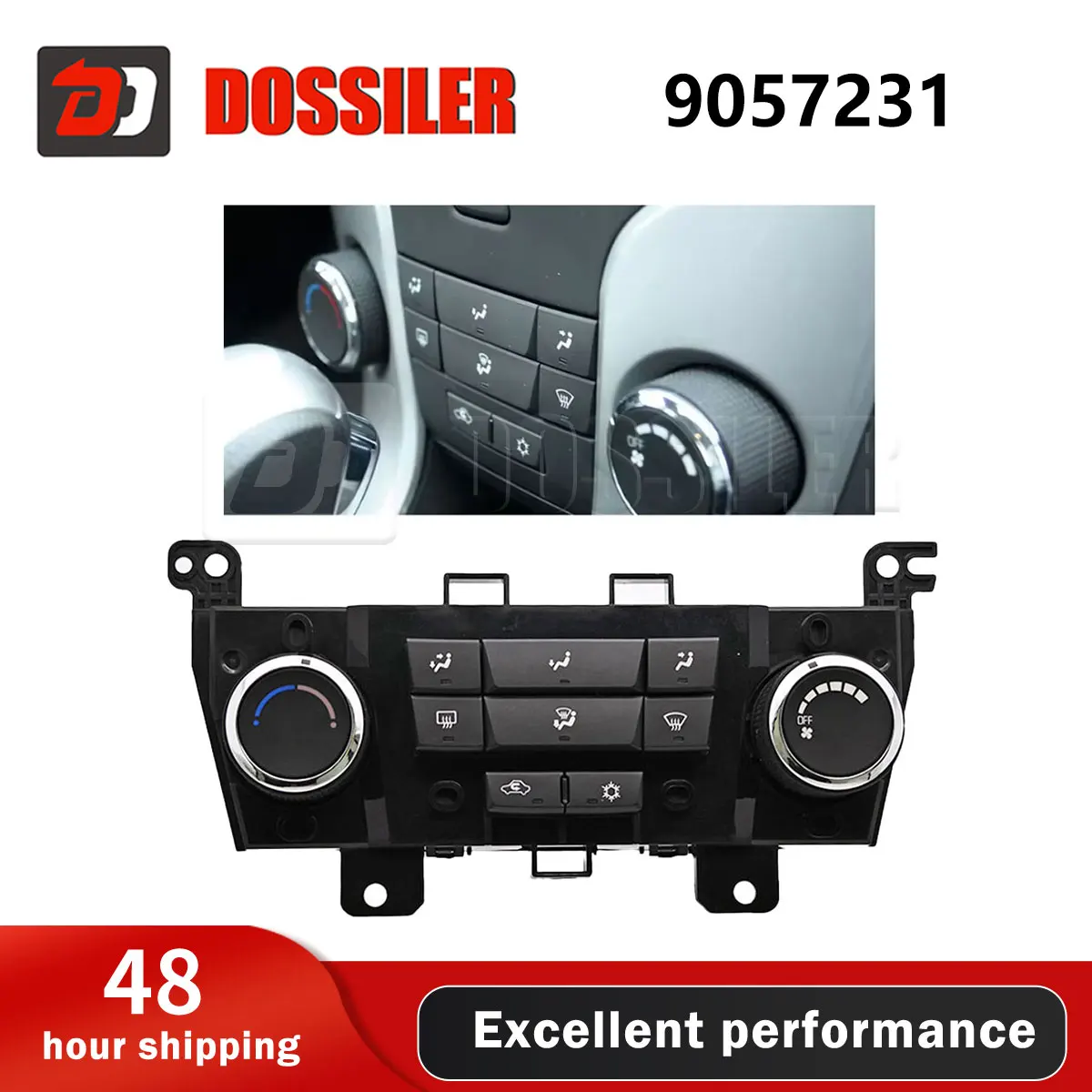 9057231 Dossiler new Car AC Air Conditioning Climate Switch For Chevrolet Cruze 2009-2016 A/C Heater Climate Temperature Switch
9057231 Dossiler new Car AC Air Conditioning Climate Switch For Chevrolet Cruze 2009-2016 A/C Heater Climate Temperature Switch