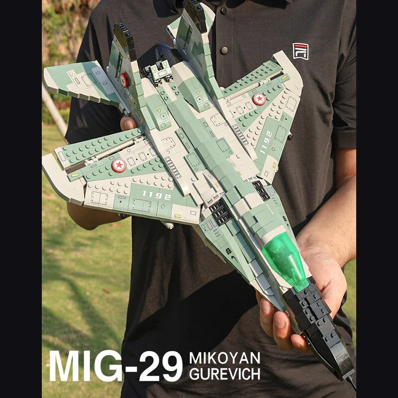 Строительные блоки истребителя SU-57 MIG-29 СССР, военная серия, модель, строительные блоки, модель, кирпичи, игрушки, Рождественский подарок для детей и мальчиков
Строительные блоки истребителя SU-57 MIG-29 СССР, военная серия, модель, строительные блоки, модель, кирпичи, игрушки, Рождественский подарок для детей и мальчиков