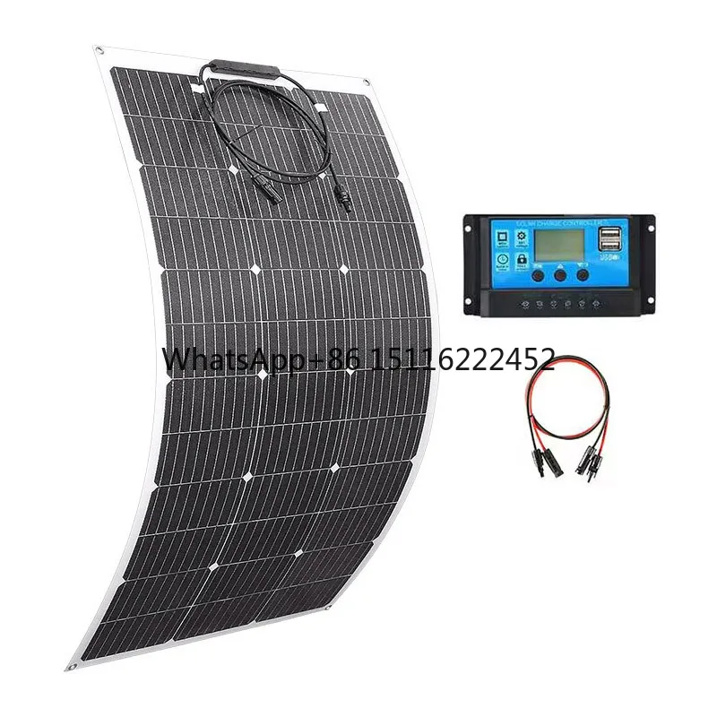 High Quality Monocrystalline Flexible Solar Panel for Car Boat Outdoor 100W 150W 200W 300W Thin Film PV Module in 12V 24V 36V
High Quality Monocrystalline Flexible Solar Panel for Car Boat Outdoor 100W 150W 200W 300W Thin Film PV Module in 12V 24V 36V