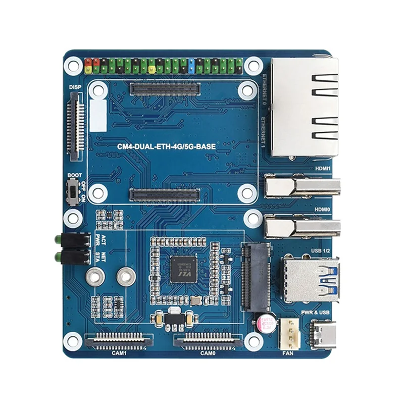 B47C для Raspberry Pi CM4, двойной гигабитный порт Ethernet, объединительная плата, вычислительный модуль 5G/4G/USB, плата расширения Iot
B47C для Raspberry Pi CM4, двойной гигабитный порт Ethernet, объединительная плата, вычислительный модуль 5G/4G/USB, плата расширения Iot