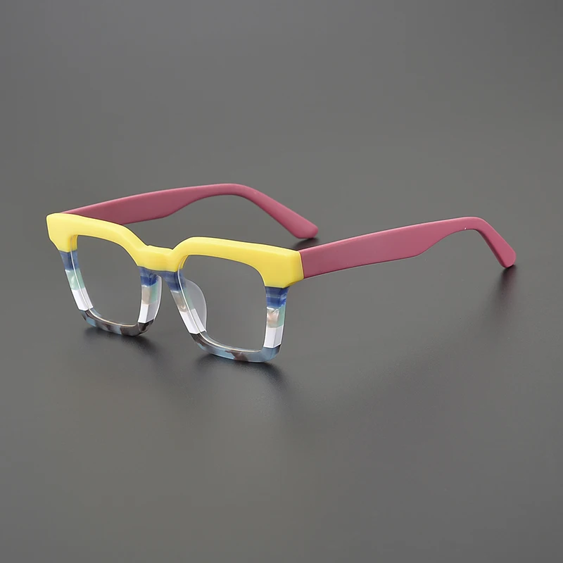 Fashion Square Glasses Frame Retro Frosted Patchwork Acetate Myopic Reading Prescription Glasses for Men And Women
Fashion Square Glasses Frame Retro Frosted Patchwork Acetate Myopic Reading Prescription Glasses for Men And Women