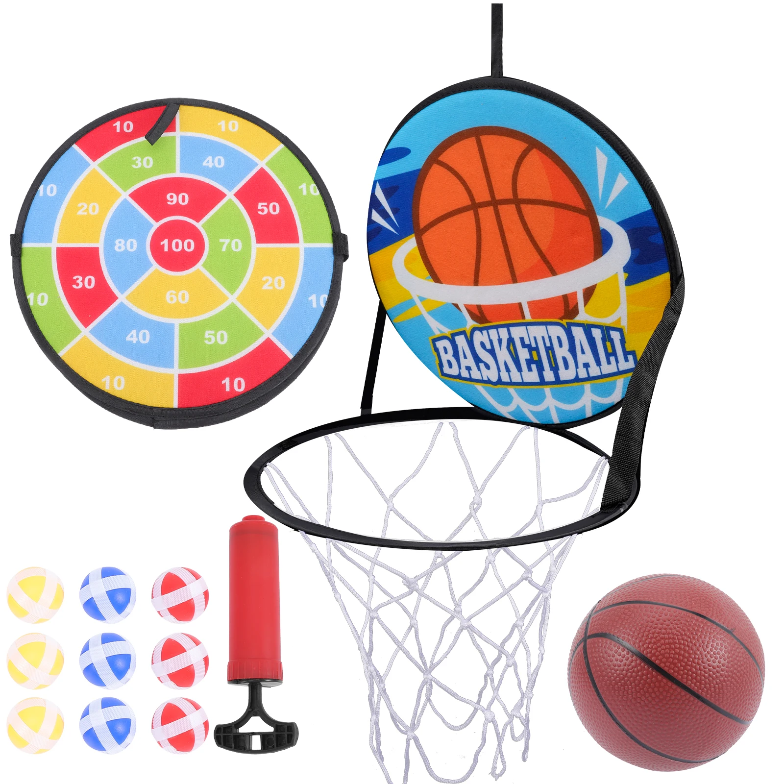 Double Sided Basketball Hoop Toy Indoor Kids Board Sticky Balls Child Fun Dart Game Basketball Skills Training Toy Set
Double Sided Basketball Hoop Toy Indoor Kids Board Sticky Balls Child Fun Dart Game Basketball Skills Training Toy Set