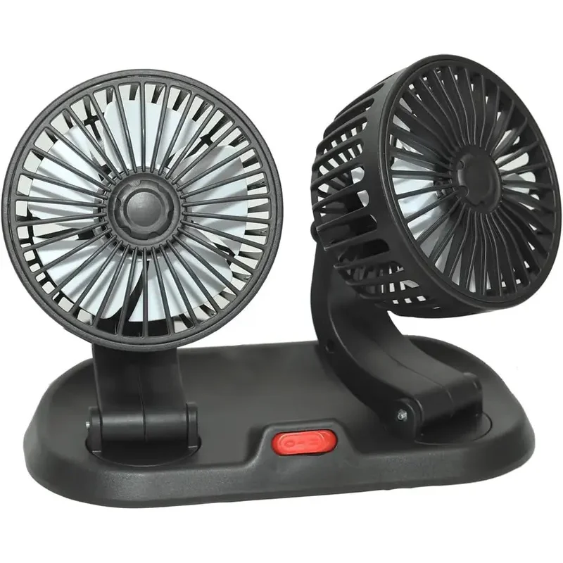 Dual Head Car Cooling Fan-2 Speeds, 360 Rotation, for Car Dashboard, Powerful Cooling Solution for SUV/RV/Truck/Sedan/Cruise
Dual Head Car Cooling Fan-2 Speeds, 360 Rotation, for Car Dashboard, Powerful Cooling Solution for SUV/RV/Truck/Sedan/Cruise