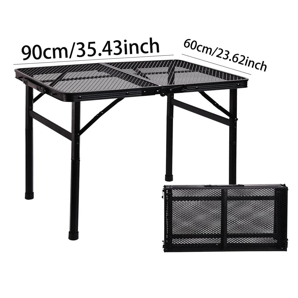 Metal Picnic Small Folding Table For Outdoor Garden Patio Yard - Portable Lightweight Compact & Height Adjustable Grill Stand
Metal Picnic Small Folding Table For Outdoor Garden Patio Yard - Portable Lightweight Compact & Height Adjustable Grill Stand