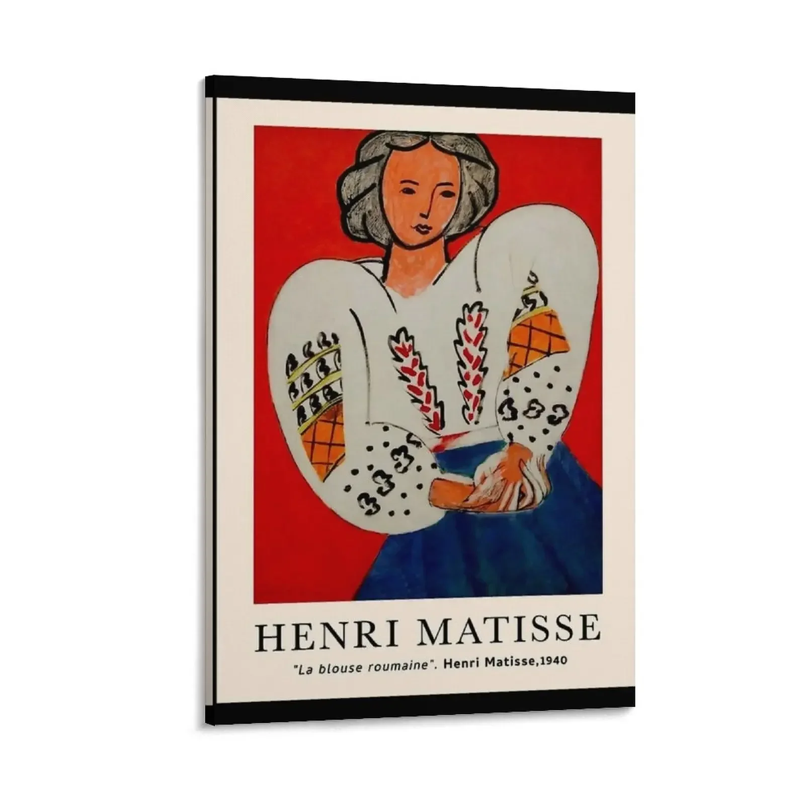 MATISSE : Vintage 1940 La Blouse Roumaine Advertising Art Print Canvas Painting Wall decoration poster home and decoration
MATISSE : Vintage 1940 La Blouse Roumaine Advertising Art Print Canvas Painting Wall decoration poster home and decoration