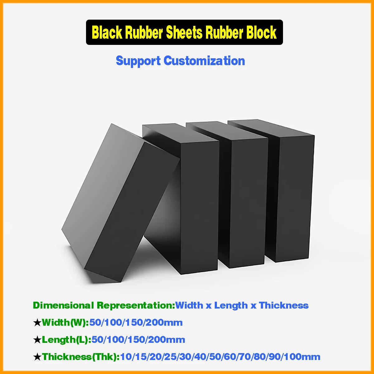 1PC Black Industry Rubber Cushion Block Elastic Anti Damping Slip Gasket Mechanical Equipment Shock Absorber Shockproof Pad
1PC Black Industry Rubber Cushion Block Elastic Anti Damping Slip Gasket Mechanical Equipment Shock Absorber Shockproof Pad