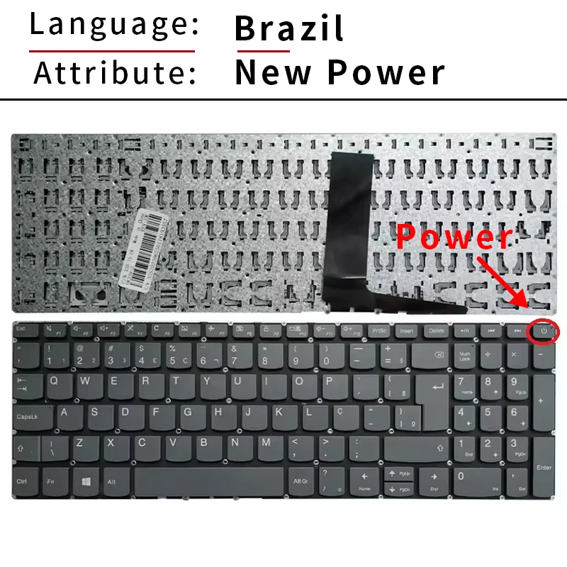 Brazil/BR laptop keyboard for Lenovo IdeaPad 320-15 320-15AST 320-15IAP 320S-15 320S-15ISK 320-15IKB 320-15ISK 320-15ABR
Brazil/BR laptop keyboard for Lenovo IdeaPad 320-15 320-15AST 320-15IAP 320S-15 320S-15ISK 320-15IKB 320-15ISK 320-15ABR
