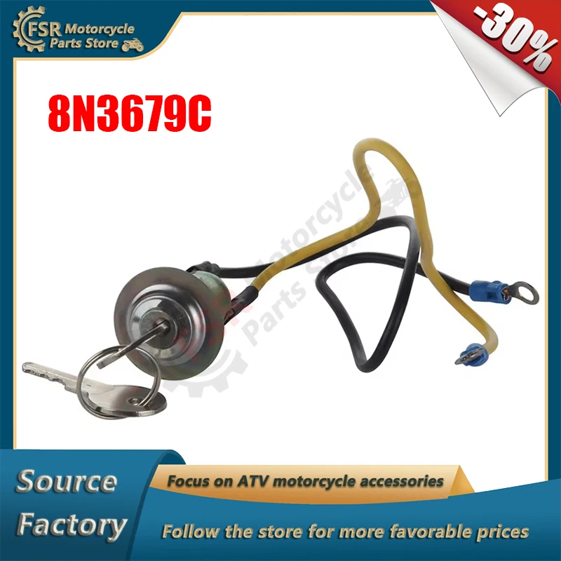 8N 9N Ignition Switch with 2 Wire 2 Position 2 Keys for Ford 2N 8N 9N 4000 6000 and Universal Cars Tractor Truck Boat 8N3679C
8N 9N Ignition Switch with 2 Wire 2 Position 2 Keys for Ford 2N 8N 9N 4000 6000 and Universal Cars Tractor Truck Boat 8N3679C