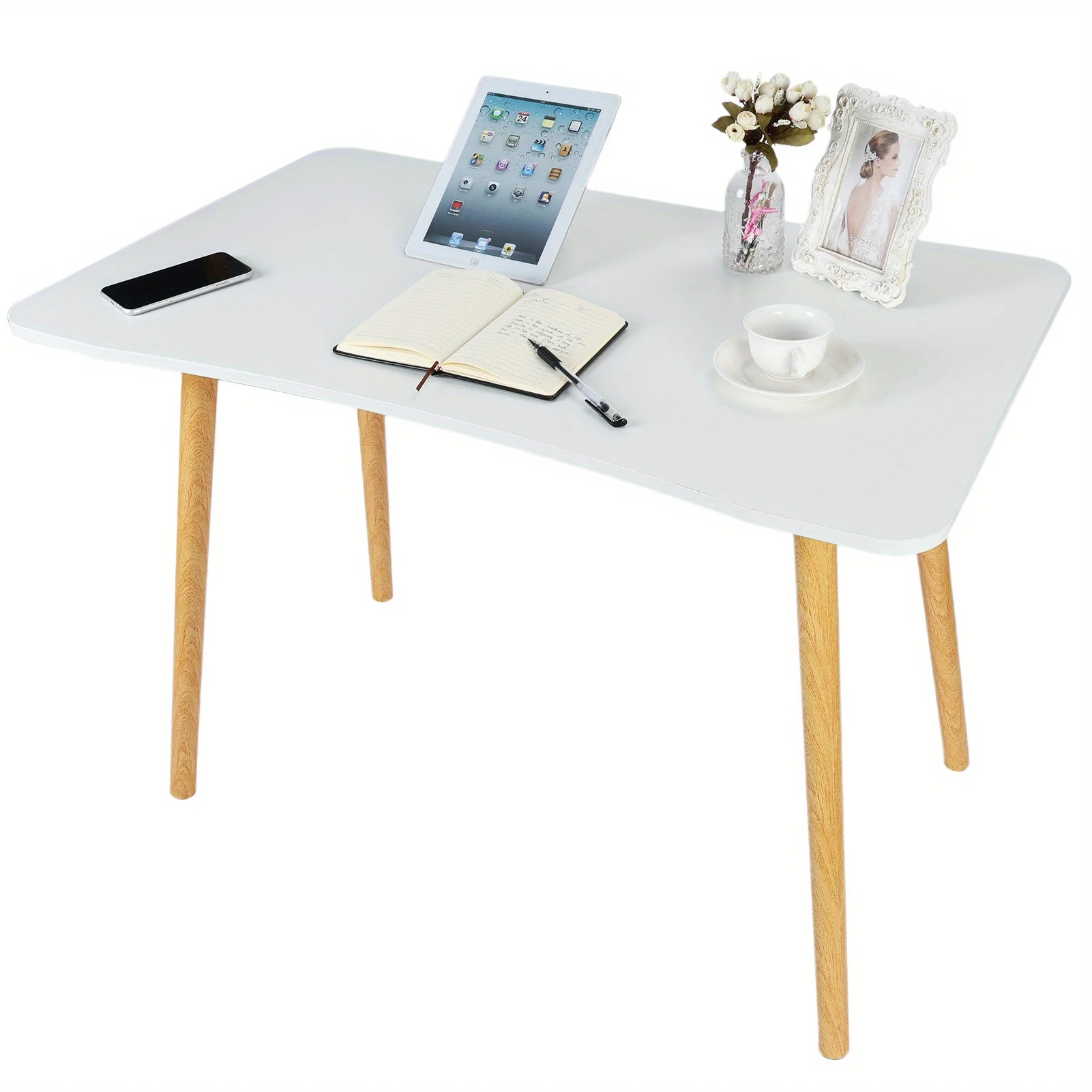 1pc Extra Long Computer Desk - Large Home Office Desk, Study Desk, Writing Table with Spacious 39.37" Wide x 23.62" Deep x 28.74" Tall Work Surface - Easy Assembly, Sturdy Modern Design with Minimalist White Finish
1pc Extra Long Computer Desk - Large Home Office Desk, Study Desk, Writing Table with Spacious 39.37" Wide x 23.62" Deep x 28.74" Tall Work Surface - Easy Assembly, Sturdy Modern Design with Minimalist White Finish