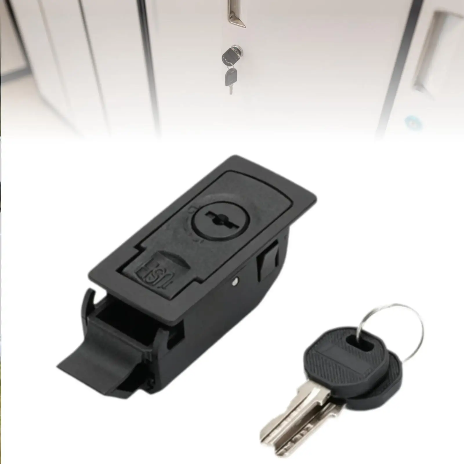Hand Operated Compression Latch with Keys, Lever Lock, Flush Mount Trigger Latch for Cabinet Boat Automotive RV Locker Doors
Hand Operated Compression Latch with Keys, Lever Lock, Flush Mount Trigger Latch for Cabinet Boat Automotive RV Locker Doors
