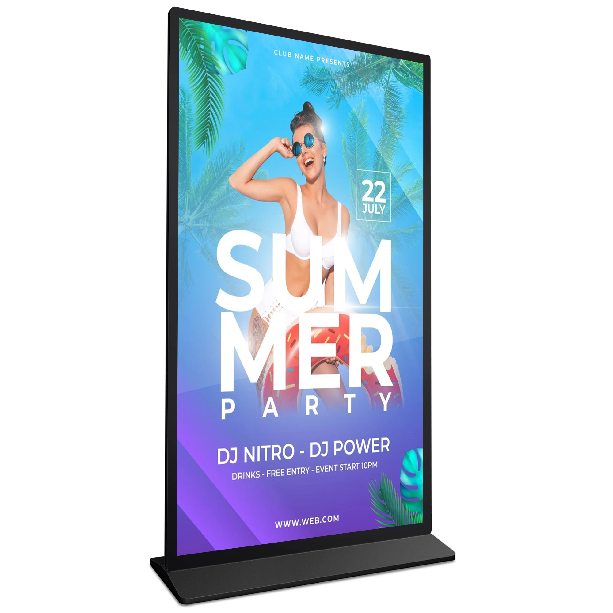 Full Screen LCD Advertising Display 75 85 Inch Floor Stand Digital Totem Digital Signage Ads LCD Android Media Player Kiosk
Full Screen LCD Advertising Display 75 85 Inch Floor Stand Digital Totem Digital Signage Ads LCD Android Media Player Kiosk