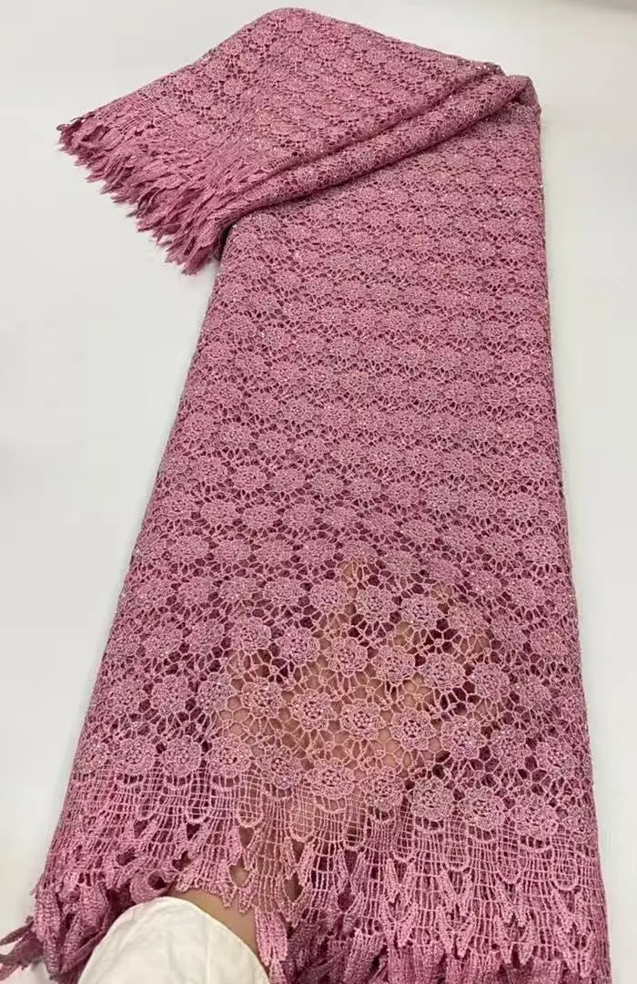 2025 Luxury African Fabrics 3d Embroidery Guipir stones Lace For Women Wedding Dress 5Yards Water Soluble White Cotton Fabric
2025 Luxury African Fabrics 3d Embroidery Guipir stones Lace For Women Wedding Dress 5Yards Water Soluble White Cotton Fabric