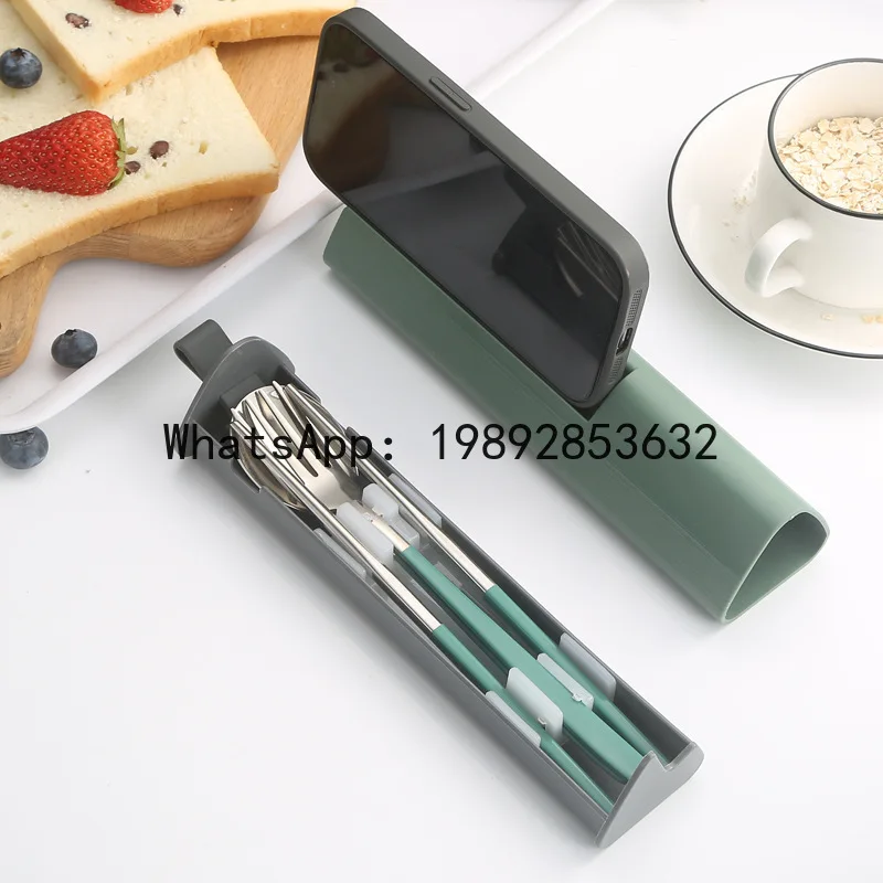 Zz304 stainless steel portable cutlery set - spoon, fork, chopsticks - student & office worker portable cutlery with pull-out
Zz304 stainless steel portable cutlery set - spoon, fork, chopsticks - student & office worker portable cutlery with pull-out