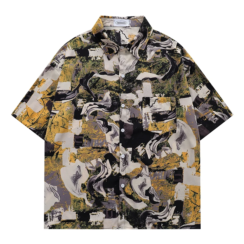 Dark Icon Printed Holiday Beach Shirts Hawaiian Shirts Men Male Top
Dark Icon Printed Holiday Beach Shirts Hawaiian Shirts Men Male Top