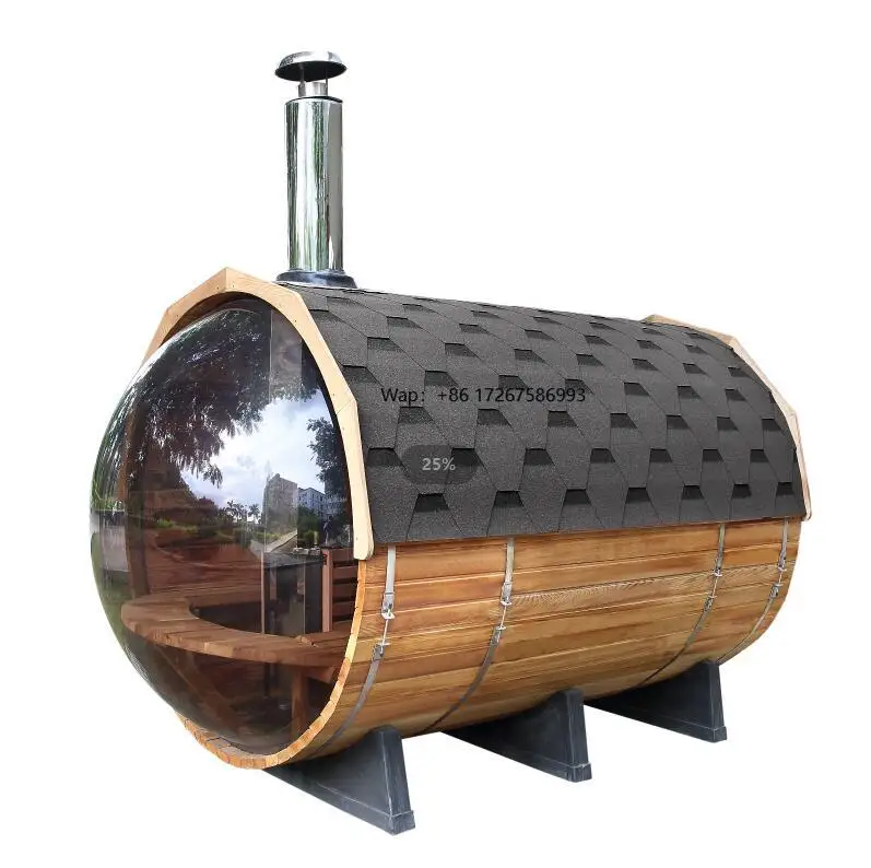 High Quality Barrel Sauna Red Cedar Outdoor Sauna Room Steam Wet Sauna
High Quality Barrel Sauna Red Cedar Outdoor Sauna Room Steam Wet Sauna
