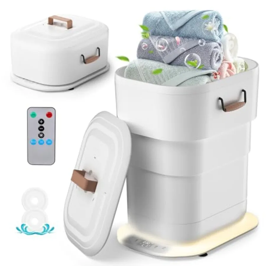 MFTEK 27L Towel Warmer for Bathroom Foldable Heated Towel Warmers Bucket Spa-Like Towel Heater with Timer Auto Shut Off Ambient
MFTEK 27L Towel Warmer for Bathroom Foldable Heated Towel Warmers Bucket Spa-Like Towel Heater with Timer Auto Shut Off Ambient