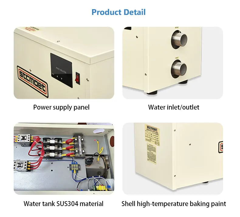 High Quality Heating System Pool Heater Swimming Heat 380V 24kW Electric Pool Heater
High Quality Heating System Pool Heater Swimming Heat 380V 24kW Electric Pool Heater