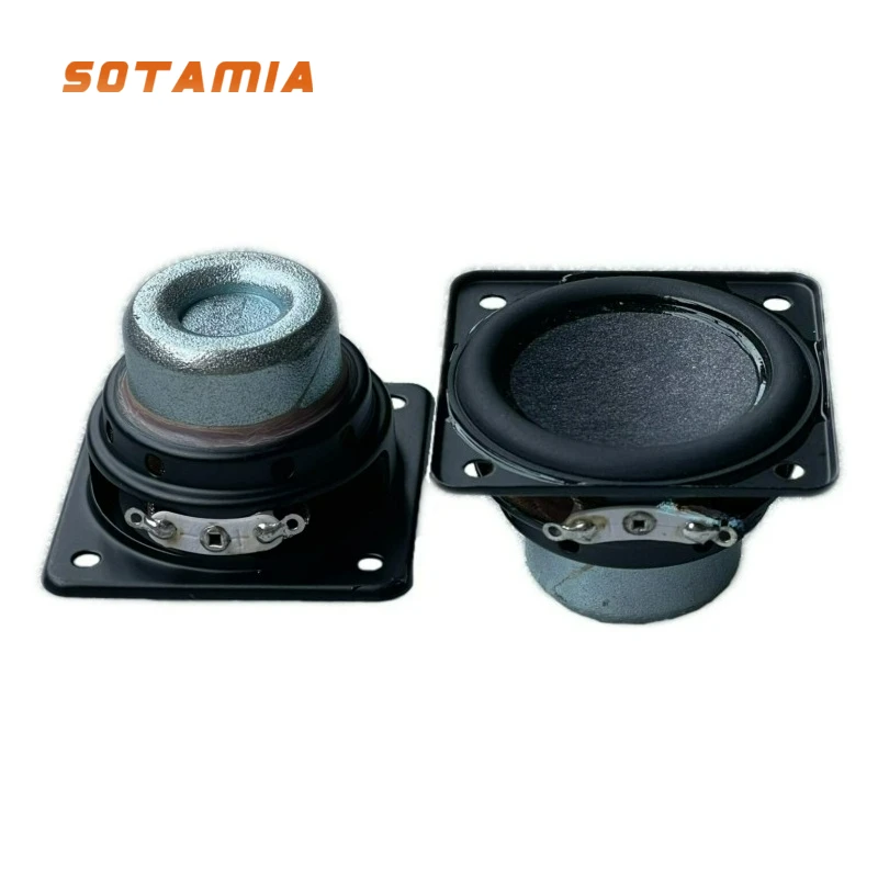 SOTAMIA 2pcs 1.75 Inch 48mm Full Range HIFI Speaker 8 Ohm 10W Mica Basin Home Smart Mini Speaker Modification Accessories
SOTAMIA 2pcs 1.75 Inch 48mm Full Range HIFI Speaker 8 Ohm 10W Mica Basin Home Smart Mini Speaker Modification Accessories