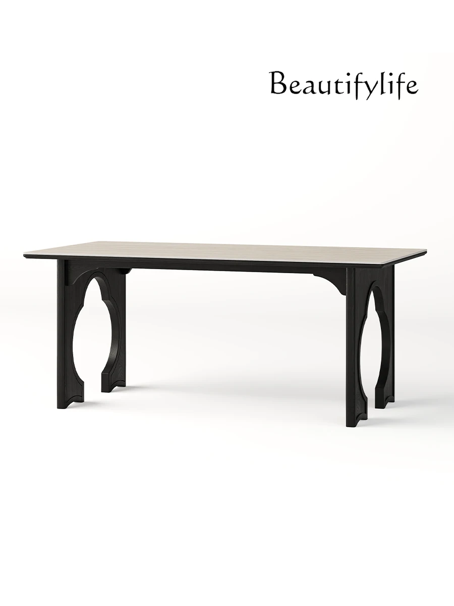 /Light cloud dining table French retro style solid wood dining table rock slab new Chinese style medieval style square tea table
/Light cloud dining table French retro style solid wood dining table rock slab new Chinese style medieval style square tea table