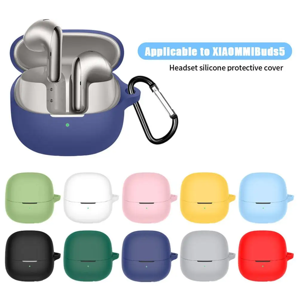 Silicone Earphone Cover For Xiaomi Buds 5 Earphone Cover Silicone Cover Anti Drop, Dustproof Charging Case H1L6
Silicone Earphone Cover For Xiaomi Buds 5 Earphone Cover Silicone Cover Anti Drop, Dustproof Charging Case H1L6