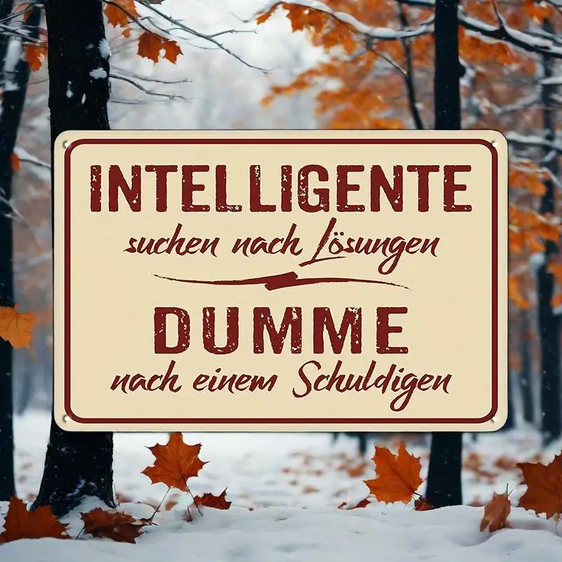 Декоративная жестяная вывеска на немецком языке - Забавная металлическая жестяная вывеска, - Винтажные вывески для бара для домашнего бара, Декор Man Cave 
Декоративная жестяная вывеска на немецком языке - Забавная металлическая жестяная вывеска, - Винтажные вывески для бара для домашнего бара, Декор Man Cave