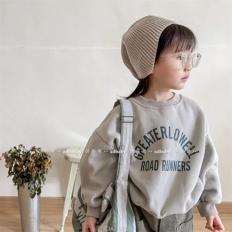 2024 Baby Boys Girls Winter Clothes Tops Toddler Hoodies Pullovers Korean Kids Long Sleeves Sweatshirt Fashion Children Clothing
2024 Baby Boys Girls Winter Clothes Tops Toddler Hoodies Pullovers Korean Kids Long Sleeves Sweatshirt Fashion Children Clothing