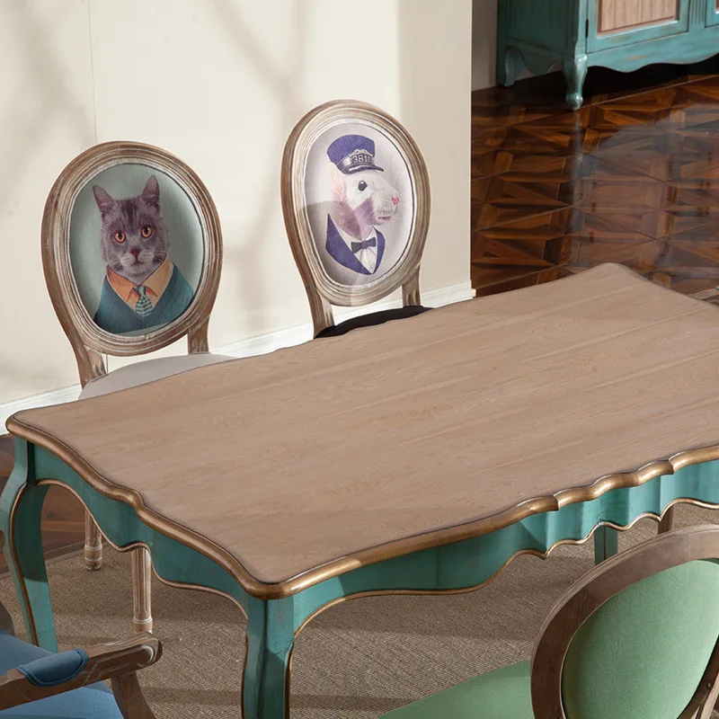 American Solid Wood Dining Table and Chair Set Household Small Apartment Rectangular French Retro
American Solid Wood Dining Table and Chair Set Household Small Apartment Rectangular French Retro