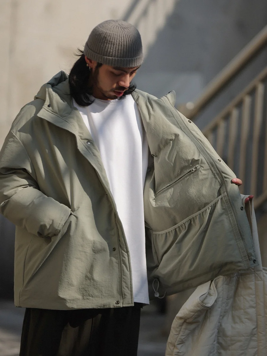 Noears Outdoor Tee-Proof Hooded Cotton Jaet Loose Japanese Sle Heavyweight Cold-resistant Nylon Fabric Long Sve Zipp...
Noears Outdoor Tee-Proof Hooded Cotton Jaet Loose Japanese Sle Heavyweight Cold-resistant Nylon Fabric Long Sve Zipp...