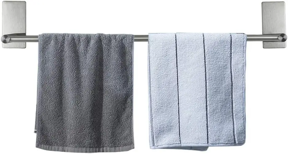 Self-Adhesive Stainless Steel Towel Bar, No Drilling, 24-Inch, Brushed Nickel
Self-Adhesive Stainless Steel Towel Bar, No Drilling, 24-Inch, Brushed Nickel