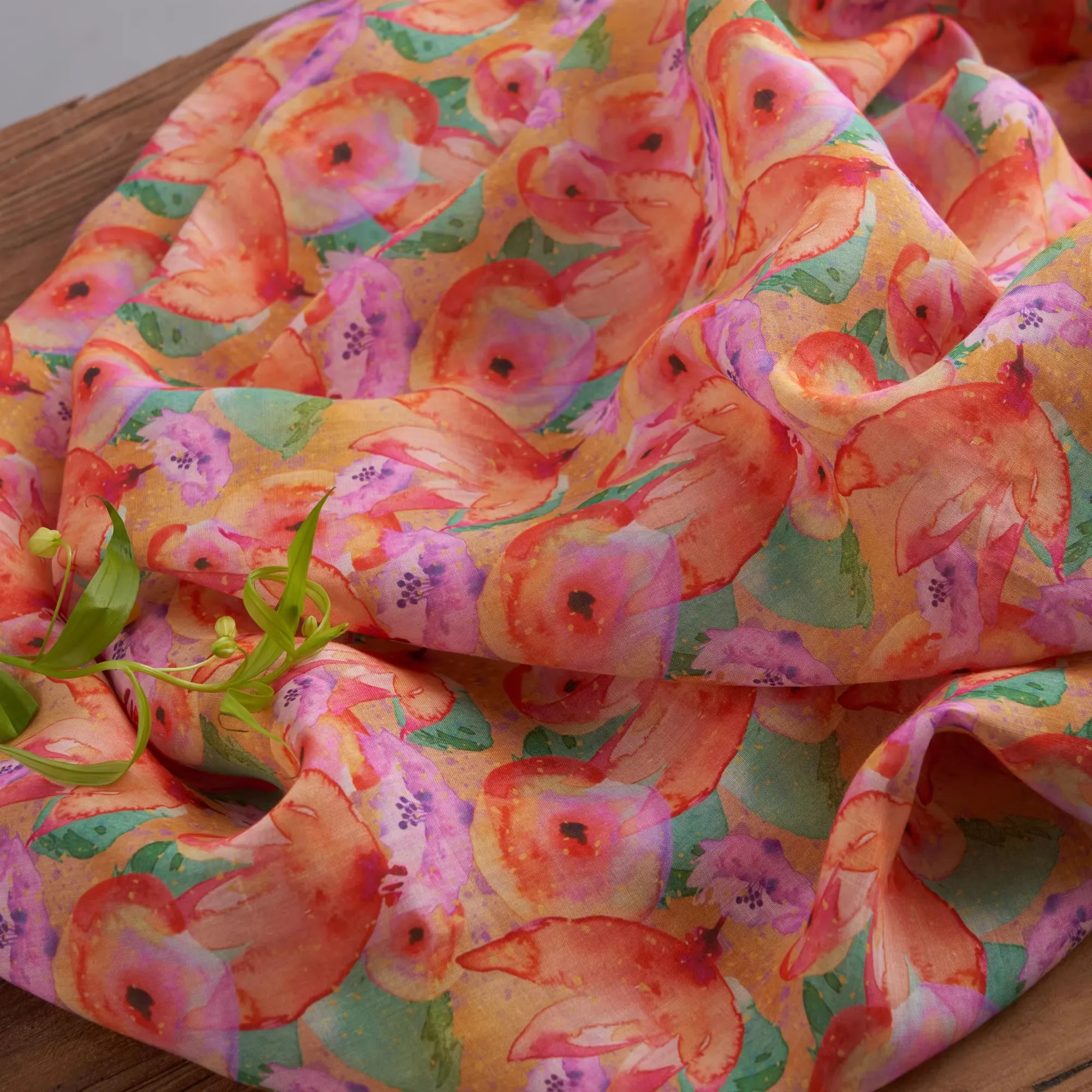 High quality ramie tela Flower print fabric Dress, robe, and clothing cheongsam patchwork
High quality ramie tela Flower print fabric Dress, robe, and clothing cheongsam patchwork