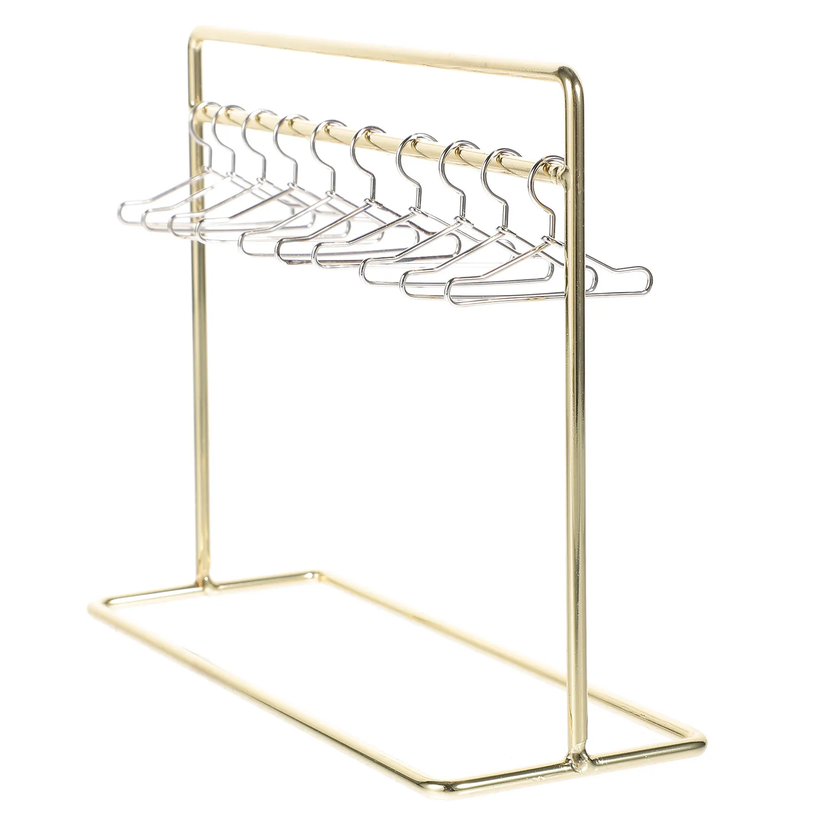 1Set Mini Clothes Rack Iron Garment Hangers Sturdy Display Stand for Miniature House Storage Hanger Dress Rack
1Set Mini Clothes Rack Iron Garment Hangers Sturdy Display Stand for Miniature House Storage Hanger Dress Rack