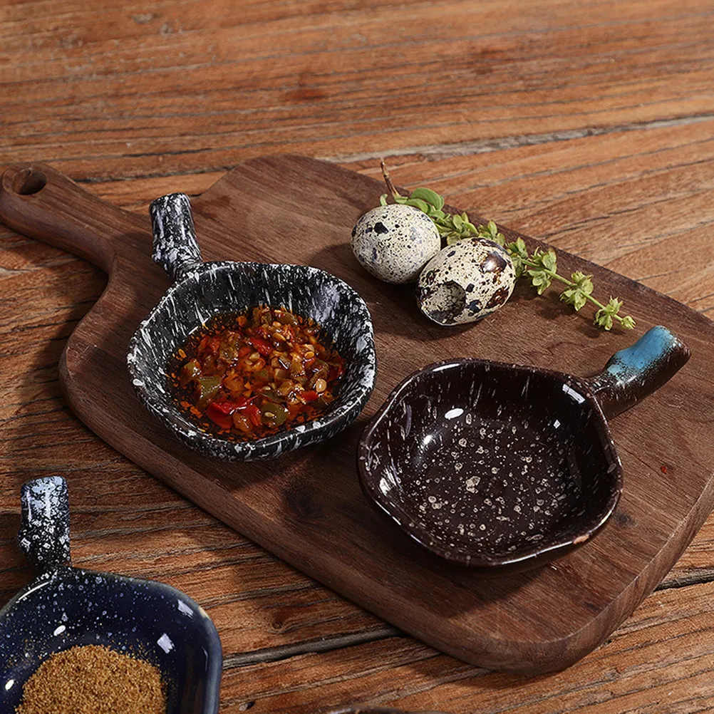 5Pcs Ceramic Sauce Bowl Set Lovely Design Stain Resistant Breakage Resistant Lightweight Portable for Soy Sauce Vinegar Dipping
5Pcs Ceramic Sauce Bowl Set Lovely Design Stain Resistant Breakage Resistant Lightweight Portable for Soy Sauce Vinegar Dipping