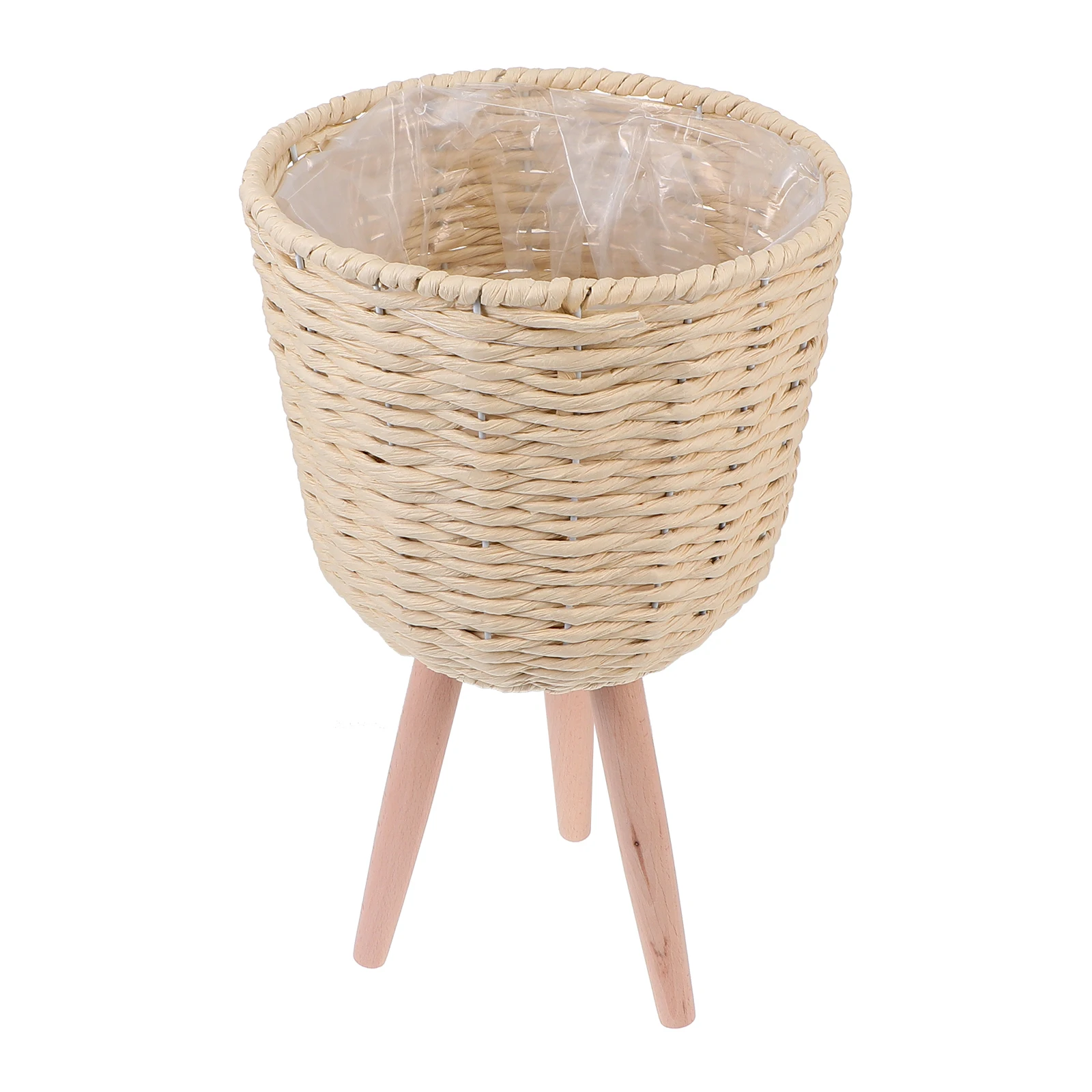 1 Pc Wooden Planter Small Size Rattan Woven Simple Floor Flowerpot Balcony Corner Rack Plant Container Bedroom Room
1 Pc Wooden Planter Small Size Rattan Woven Simple Floor Flowerpot Balcony Corner Rack Plant Container Bedroom Room