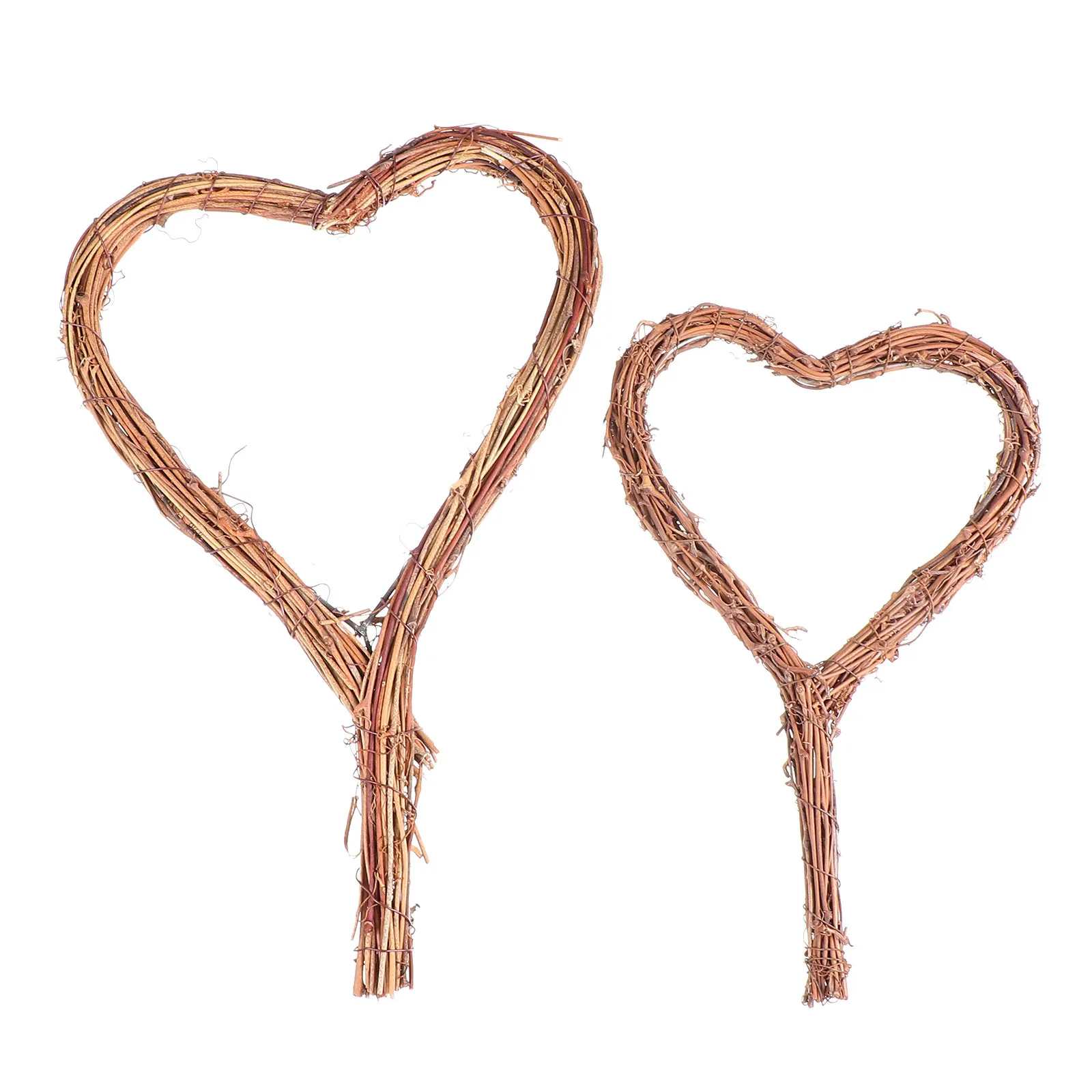 2Pcs Heart shaped Rattan Wreath DIY Christmas Decorative Rustic Wall Vines Frame Holiday nament Party Supplies
2Pcs Heart shaped Rattan Wreath DIY Christmas Decorative Rustic Wall Vines Frame Holiday nament Party Supplies