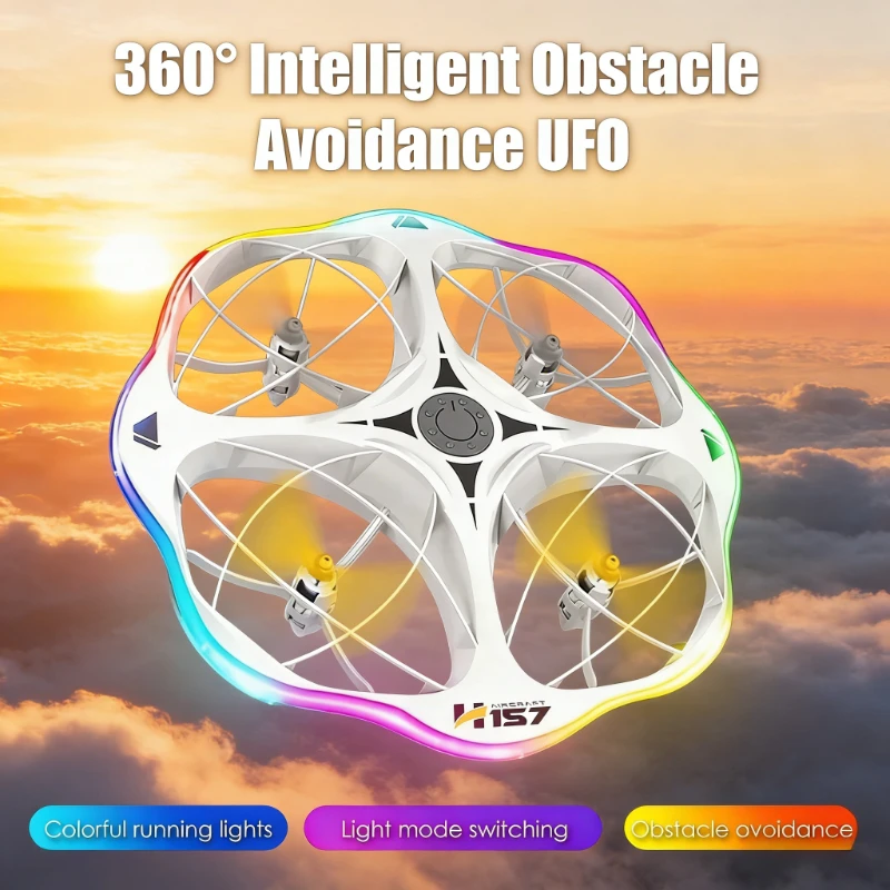 H158 Mini Drone with Watch Control - 360° Flip, RGB LED, Obstacle Avoidance & Dual Remote, 4-Axis Quadcopter Kids Toy
H158 Mini Drone with Watch Control - 360° Flip, RGB LED, Obstacle Avoidance & Dual Remote, 4-Axis Quadcopter Kids Toy