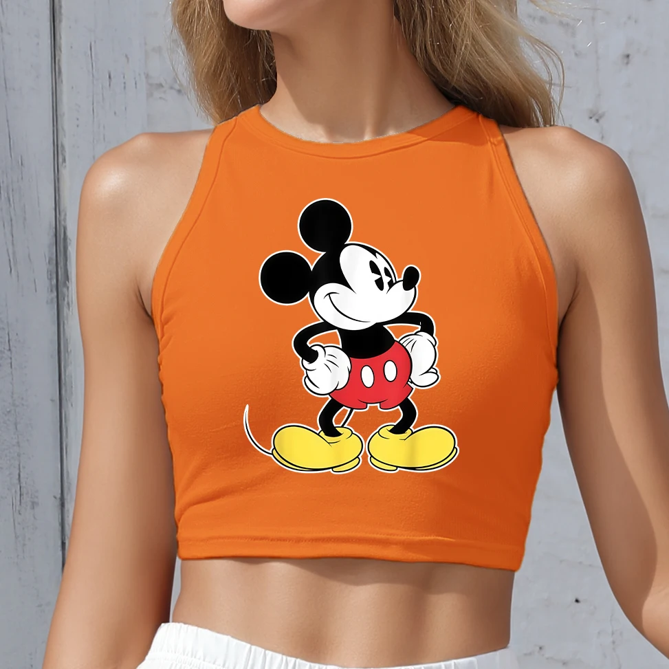 Disney Mickey Print Women Crop Top Summer Streetwear Sleeveless Cartoon Camisole Fashion Female Y2K Disney Tank Tops
Disney Mickey Print Women Crop Top Summer Streetwear Sleeveless Cartoon Camisole Fashion Female Y2K Disney Tank Tops