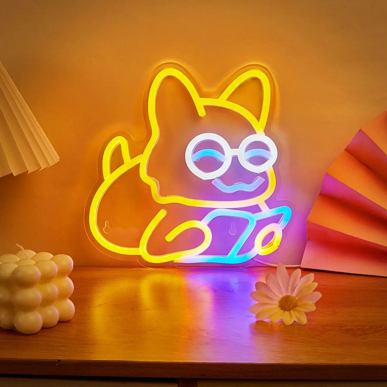 Светодиодная неоновая лампа Chi-buy в виде маленького желтого котика, питание от USB, неоновая вывеска, ночник, подходит для спальни, Хэллоуина, Дня благодарения, Рождества.
Светодиодная неоновая лампа Chi-buy в виде маленького желтого котика, питание от USB, неоновая вывеска, ночник, подходит для спальни, Хэллоуина, Дня благодарения, Рождества.