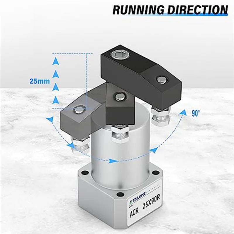 A26F-Pneumatic Right-Turn Cylinder Pneumatic Rotation Angle 90 Degree Clamping Rotation Angle Cylinder ACK25X90R
A26F-Pneumatic Right-Turn Cylinder Pneumatic Rotation Angle 90 Degree Clamping Rotation Angle Cylinder ACK25X90R