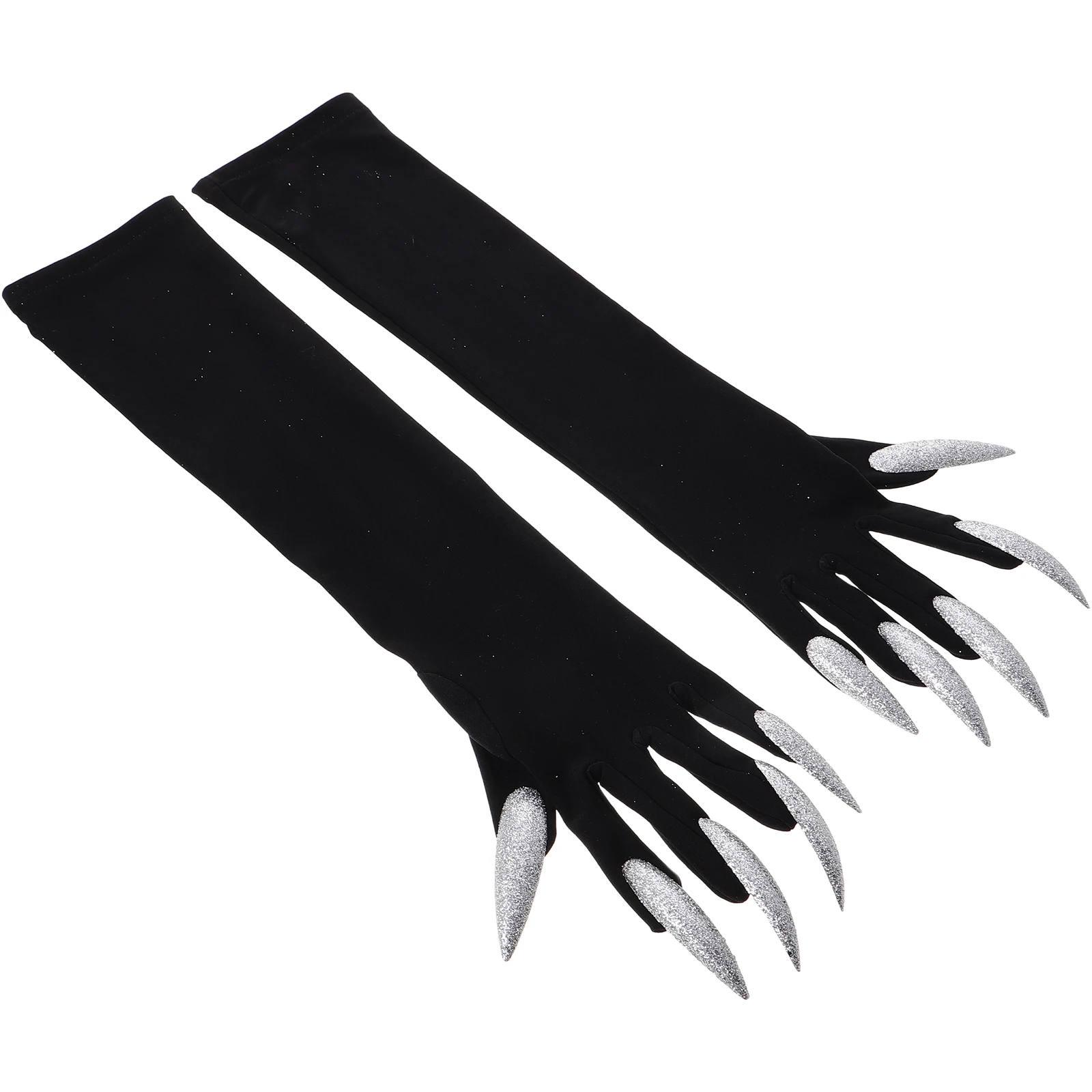 1 Pair Black Long Fingernails Gloves Premium Elastic Full Finger Halloween Costume Props Scary Party Accessory Costume Gloves
1 Pair Black Long Fingernails Gloves Premium Elastic Full Finger Halloween Costume Props Scary Party Accessory Costume Gloves