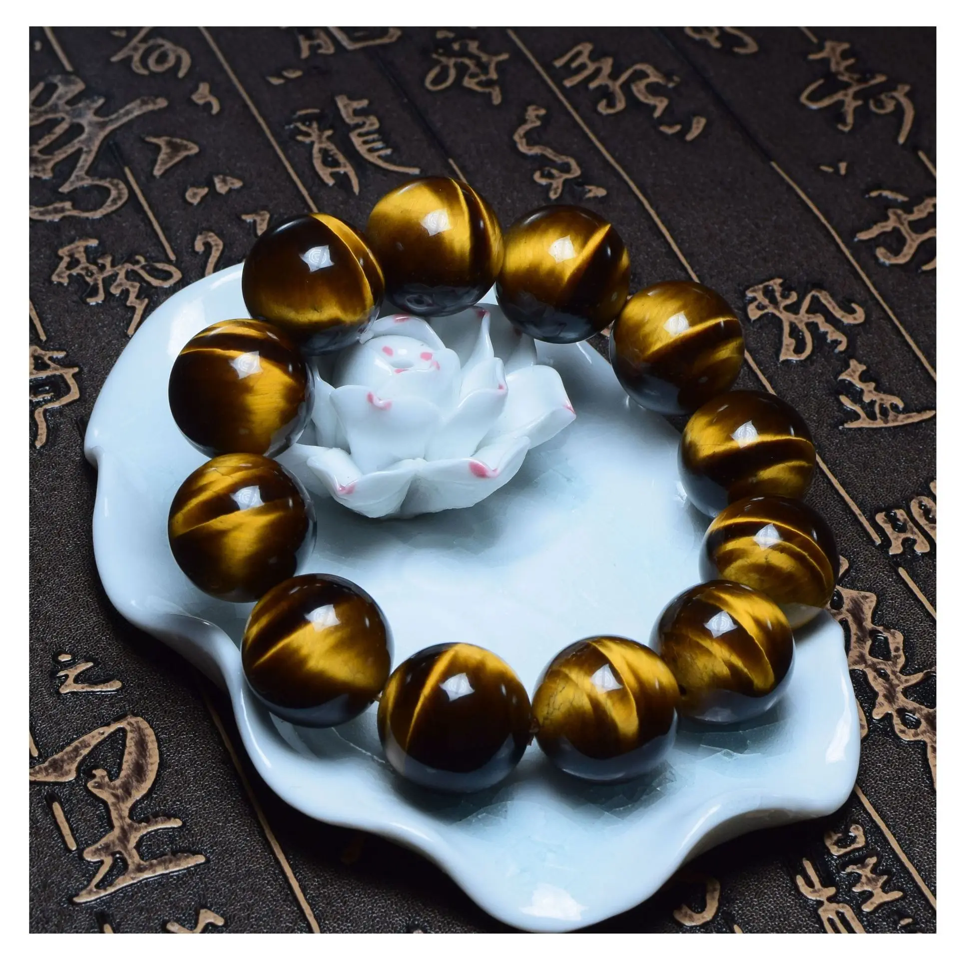 Natural 7A Collection Tiger Eye Bracelet Rosary Beads Bracelets natural stone jade jewelry
Natural 7A Collection Tiger Eye Bracelet Rosary Beads Bracelets natural stone jade jewelry