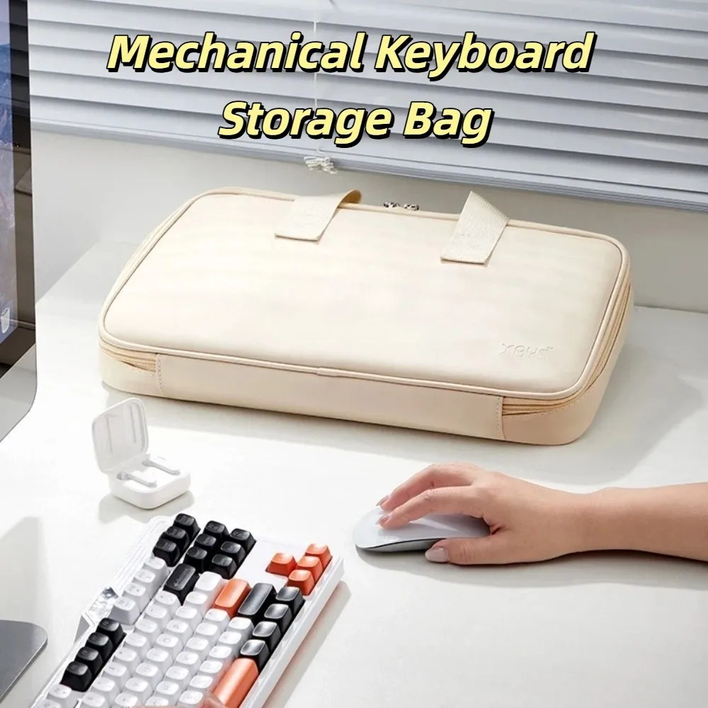 65/75/87/98 Keys Mechanical Keyboard Storage Bag PU Leather Thickened Fabric Keyboard Protective Bag Waterproof Large Capacity
65/75/87/98 Keys Mechanical Keyboard Storage Bag PU Leather Thickened Fabric Keyboard Protective Bag Waterproof Large Capacity