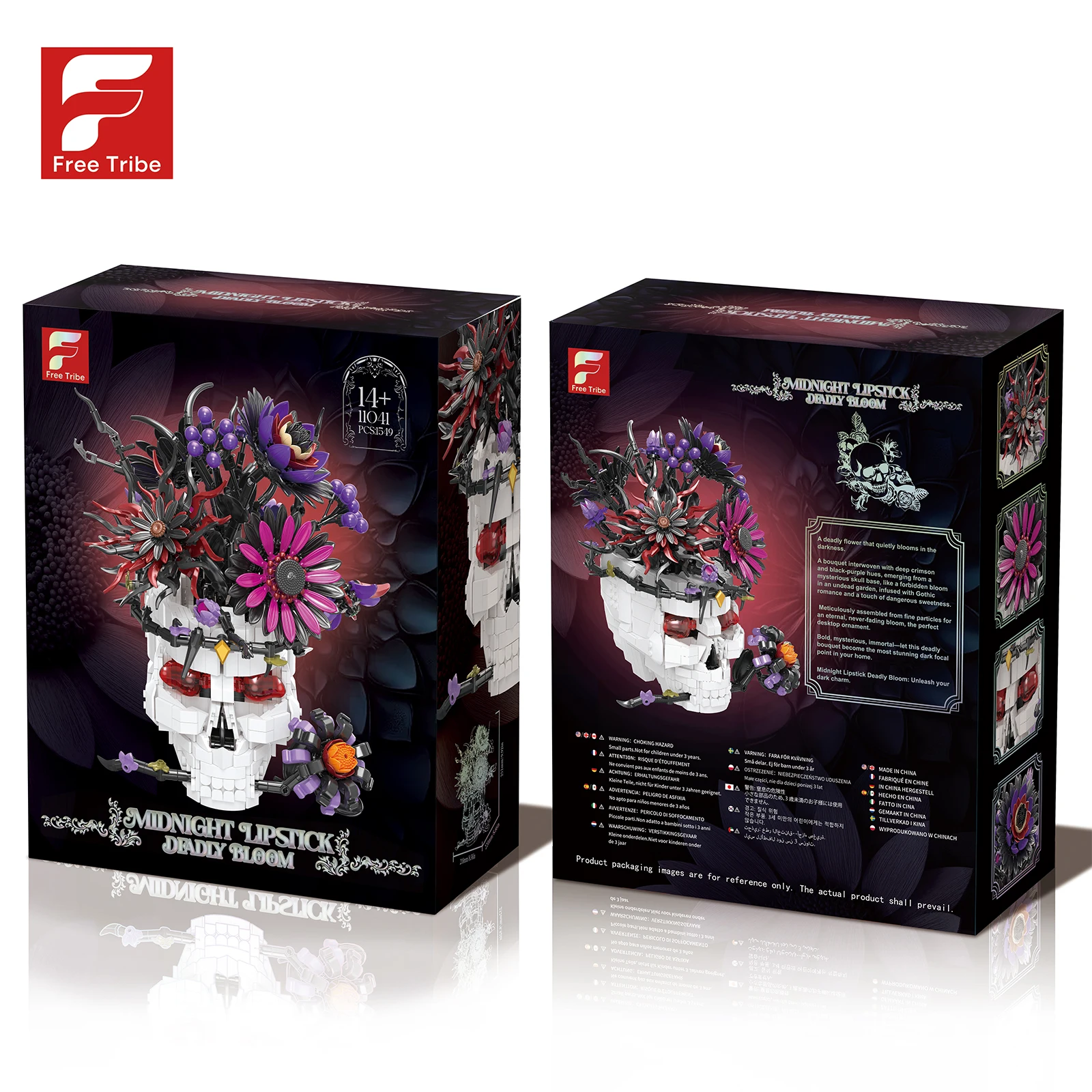 Skeleton Bouquet Building Blocks Kit Assembly Model Ornaments Toys Creative Gothic Flowers Festival Party Decorate 11041
Skeleton Bouquet Building Blocks Kit Assembly Model Ornaments Toys Creative Gothic Flowers Festival Party Decorate 11041