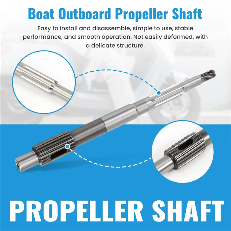 Boat Outboard Propeller Shaft 683-45611-0100 For 9.9/15HP 2 Strokes Propeller 1984-2006 Boat Accessories Marine
Boat Outboard Propeller Shaft 683-45611-0100 For 9.9/15HP 2 Strokes Propeller 1984-2006 Boat Accessories Marine