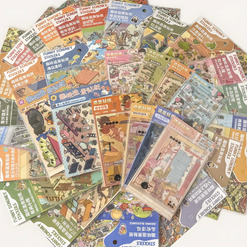 28 Styles 3D Pop-Up Miniature Street Stickers Cute Aesthetic DIY Food Scenery Scrapbooking Journaling Decoration Decals
28 Styles 3D Pop-Up Miniature Street Stickers Cute Aesthetic DIY Food Scenery Scrapbooking Journaling Decoration Decals