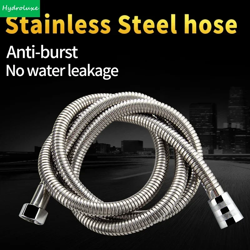 Stainless Steel Flexible Shower Pipe with Universal G1/2" Fitting Shower Hose High Quality Faucet Hose Flexible Thick Silicone
Stainless Steel Flexible Shower Pipe with Universal G1/2" Fitting Shower Hose High Quality Faucet Hose Flexible Thick Silicone