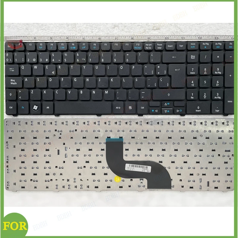 Новая испанская клавиатура GZEELE для ноутбуков Acer Aspire 5810T, 5820, 5750G, 5750, 5536TG, 7741ZG, 7741G, 5350, черная, раскладка SP
Новая испанская клавиатура GZEELE для ноутбуков Acer Aspire 5810T, 5820, 5750G, 5750, 5536TG, 7741ZG, 7741G, 5350, черная, раскладка SP