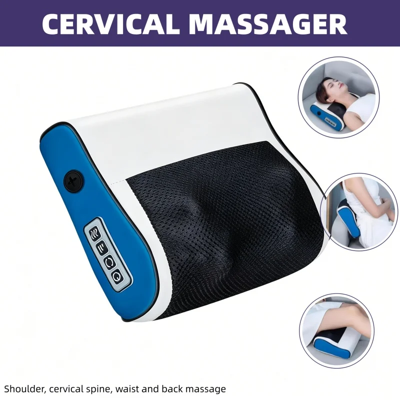 Smart Heating Neck Massager Pillow Multi-Function For Neck Waist Back Shoulder Home Use Massage Pillow Health Massage Machine
Smart Heating Neck Massager Pillow Multi-Function For Neck Waist Back Shoulder Home Use Massage Pillow Health Massage Machine