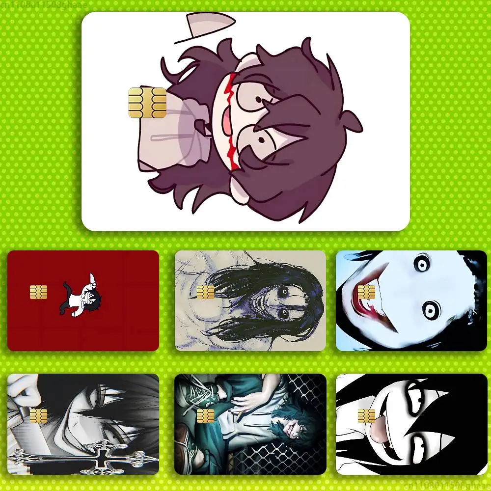 Creepy Urban Killer Jeff Credit Debit Bank Film Skin Sticker Front Cover
Creepy Urban Killer Jeff Credit Debit Bank Film Skin Sticker Front Cover